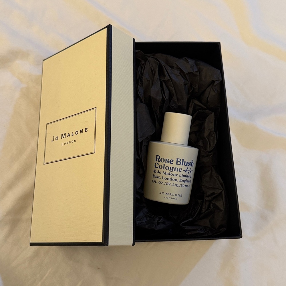 Jo Malone Rose Blush Cologne in ceramic bottle. Part of Marmalade Collection